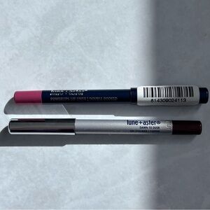 Set of 2 Lune + Aster Lip Liner and Eyeliner Set